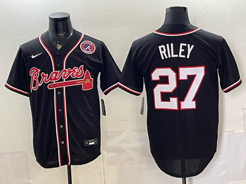Men Atlanta Braves #27 Riley black Nike 2026 Jersey 0528001